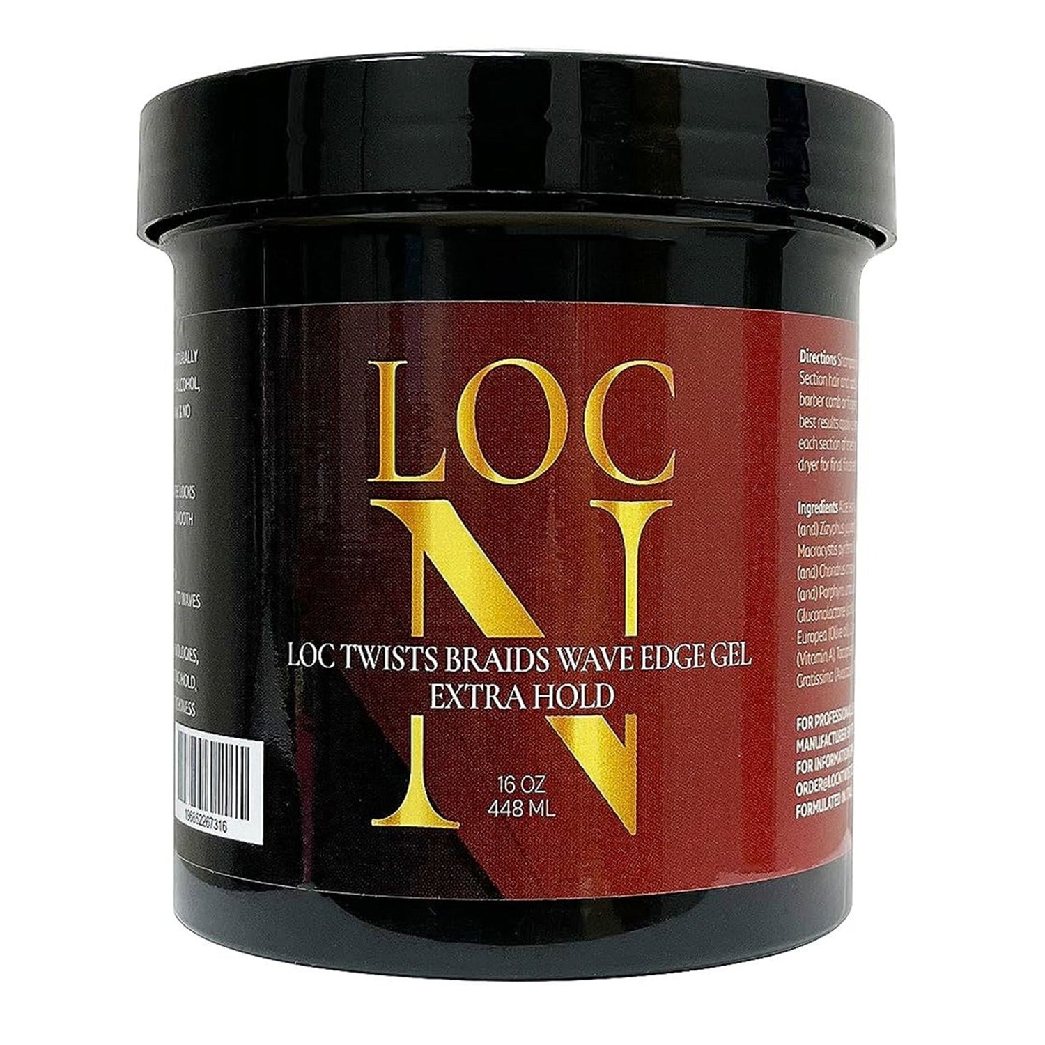 LOC N GEL LOC Twists Braids Wave Edge Gel 16 OZ.